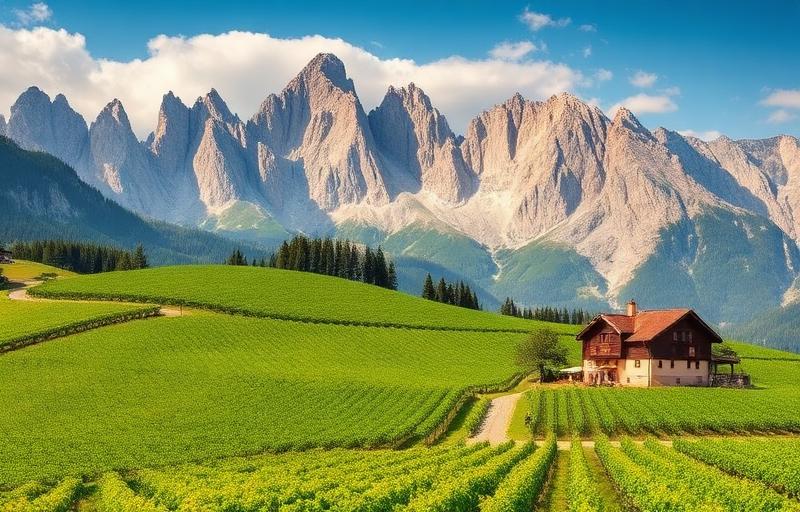 Alto Adige wijngaard